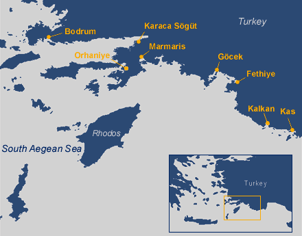 Gulet - meezeilen Turkije