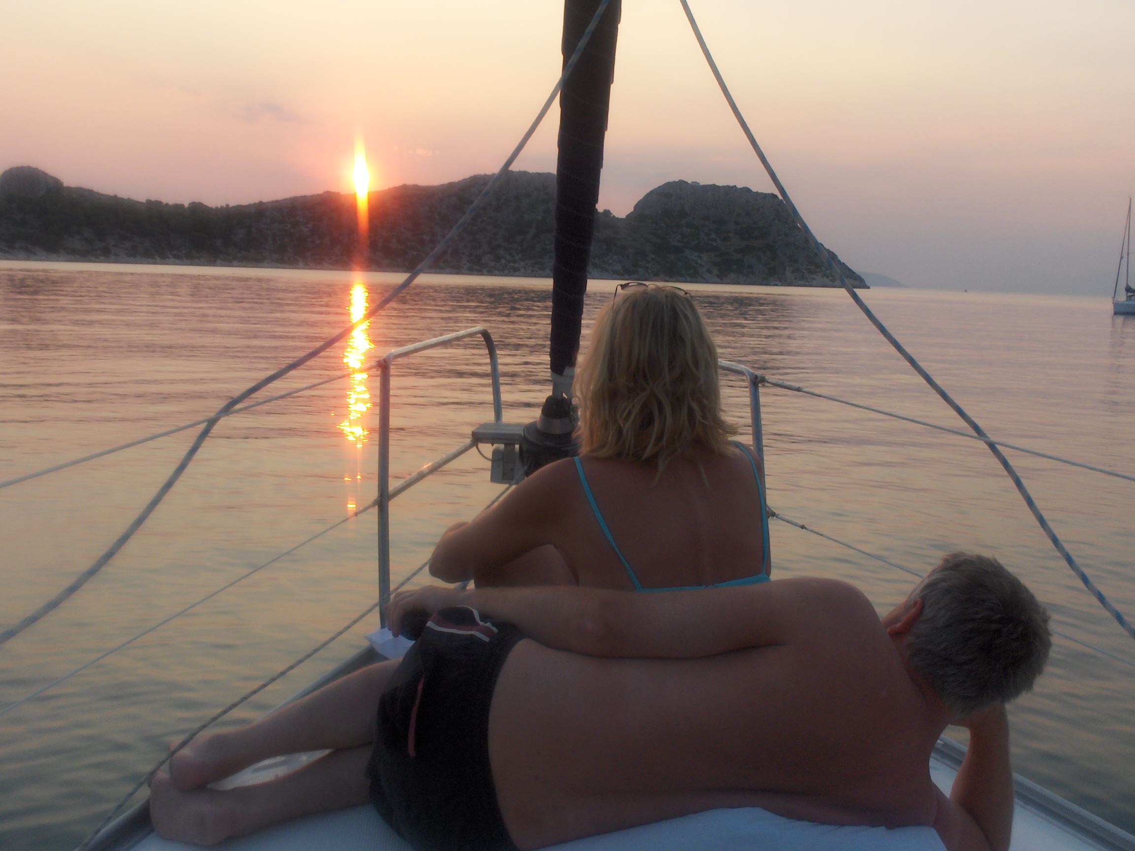 Catamaran zeilen Griekenland